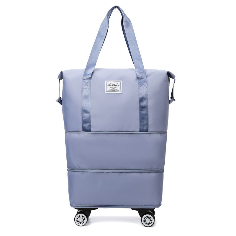 Expandable Waterproof Travel Luggage Bag with Wheels