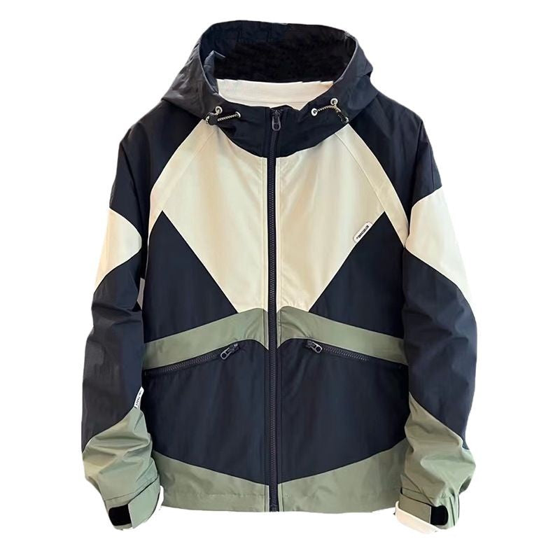 Hooded Men's Quilted Jacket Winter Coat