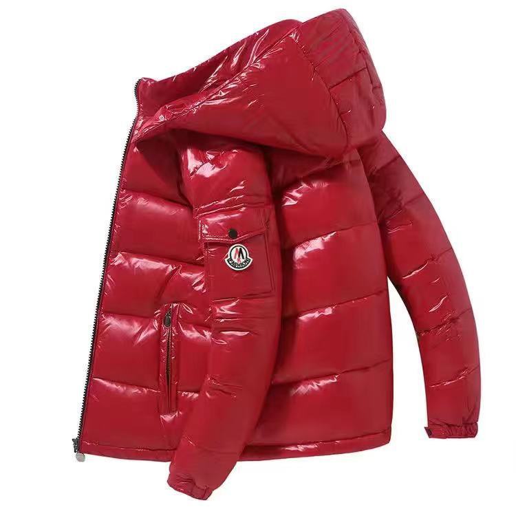 Mens Womens Short Down Jacket Thickened Hooded