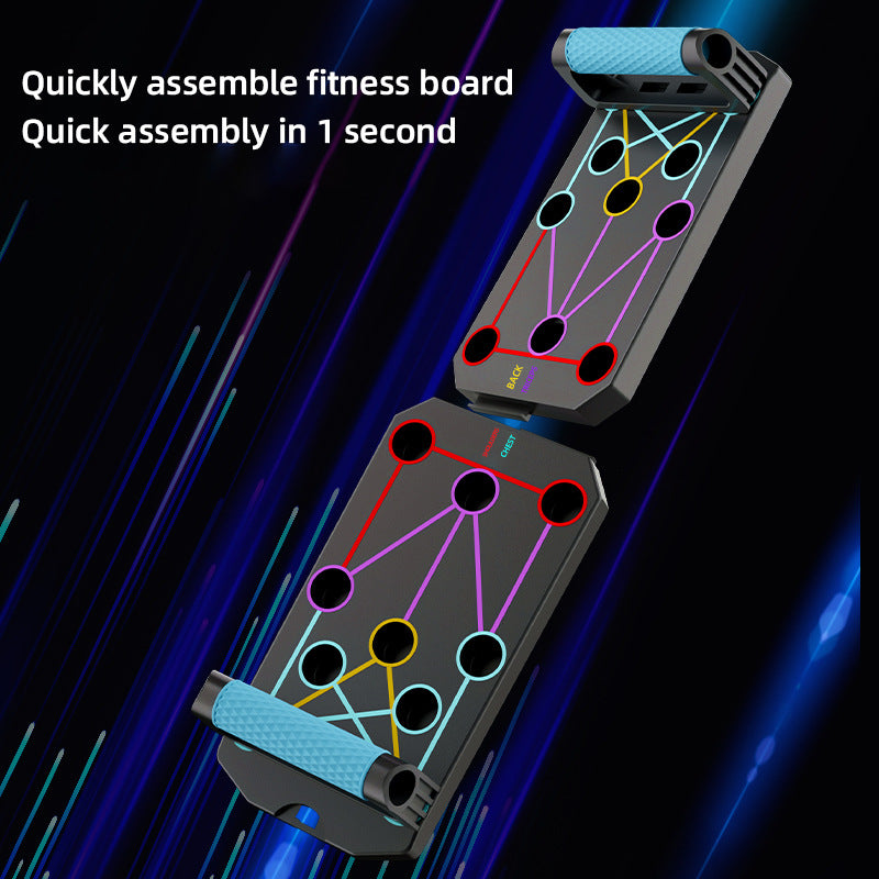 Multifunctional Push-Up Training Board with Non-Slip Mat