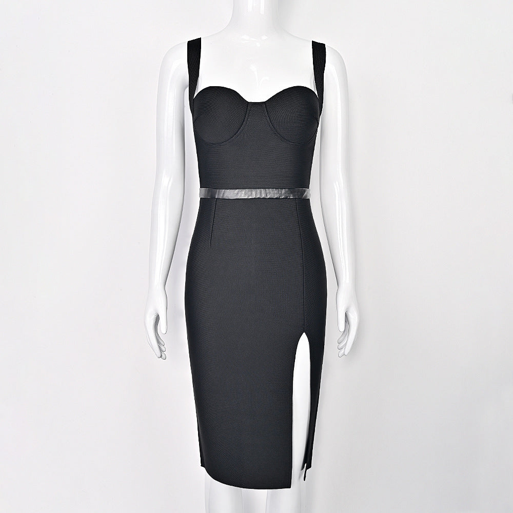 Leather Splicing Women's Clothing