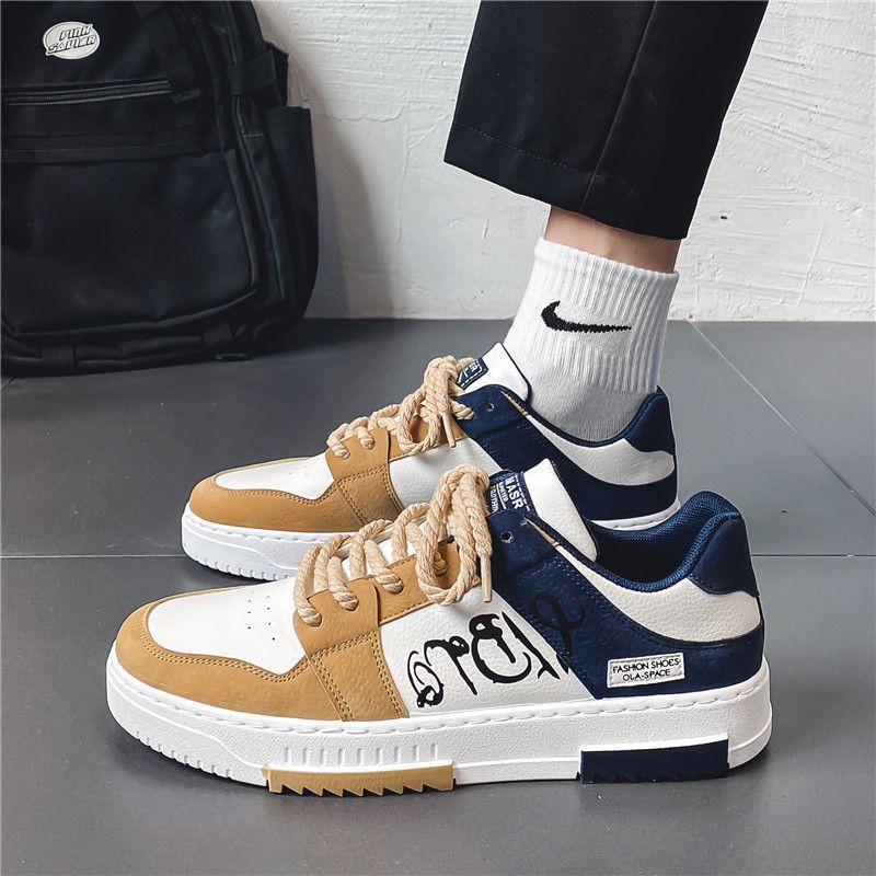 Men's Casual Lace-Up Board Shoes