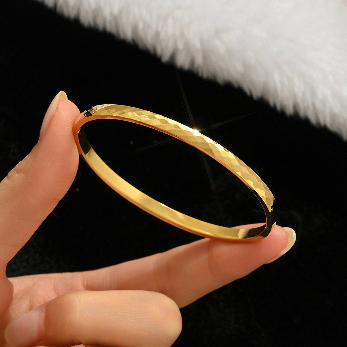Fashion Stainless Steel Gold and Silver Bangles