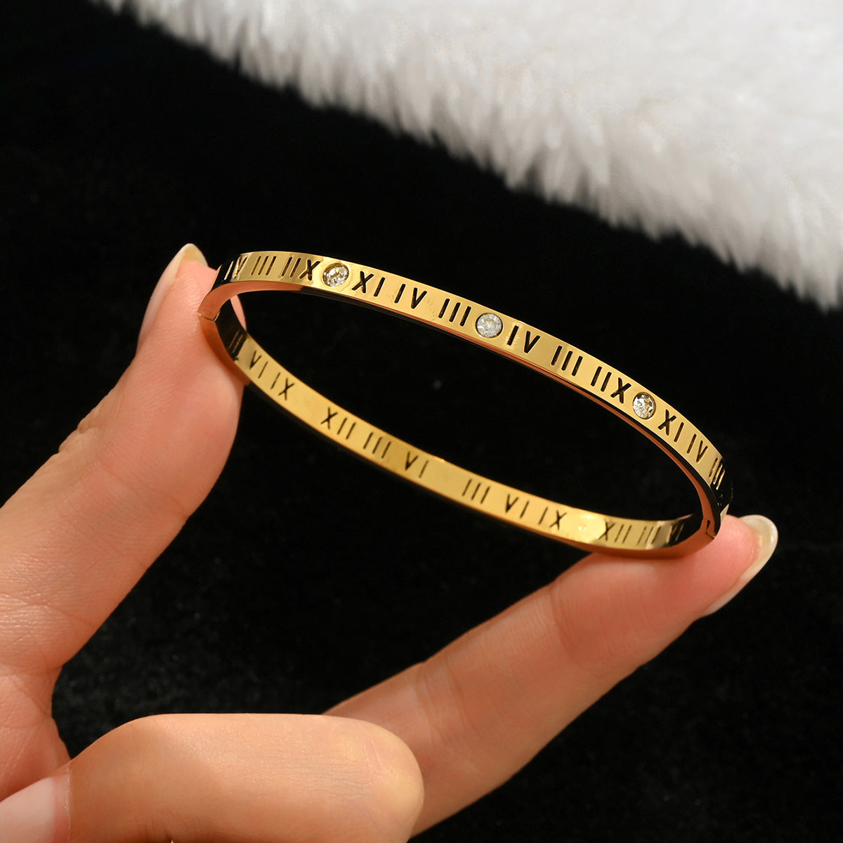 Fashion Stainless Steel Gold and Silver Bangles