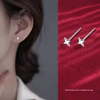 Sterling Silver Earrings for Women, Hypoallergenic Studs and Ear Sticks