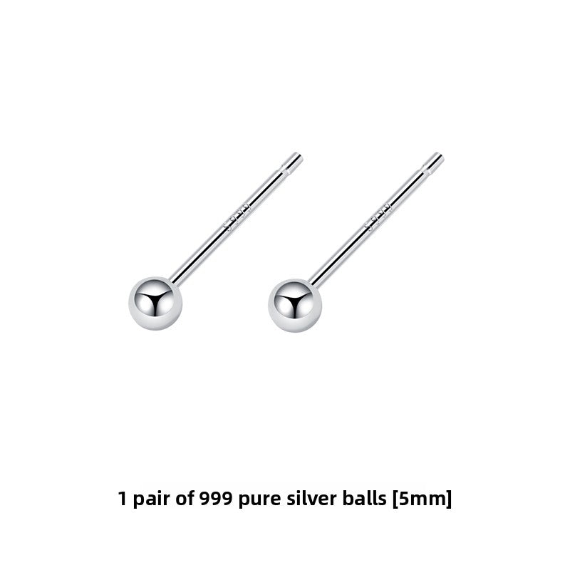 Sterling Silver Earrings for Women, Hypoallergenic Studs and Ear Sticks
