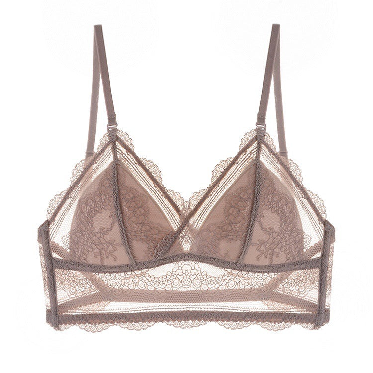 French Lace Triangle Cup Bra