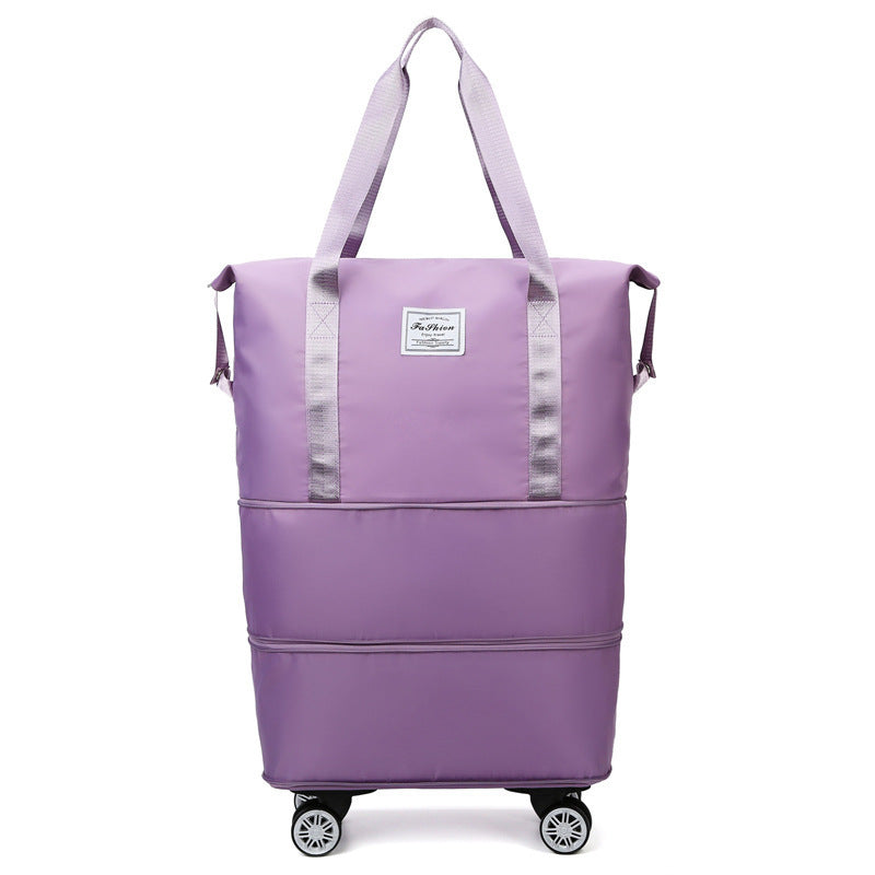Expandable Waterproof Travel Luggage Bag with Wheels