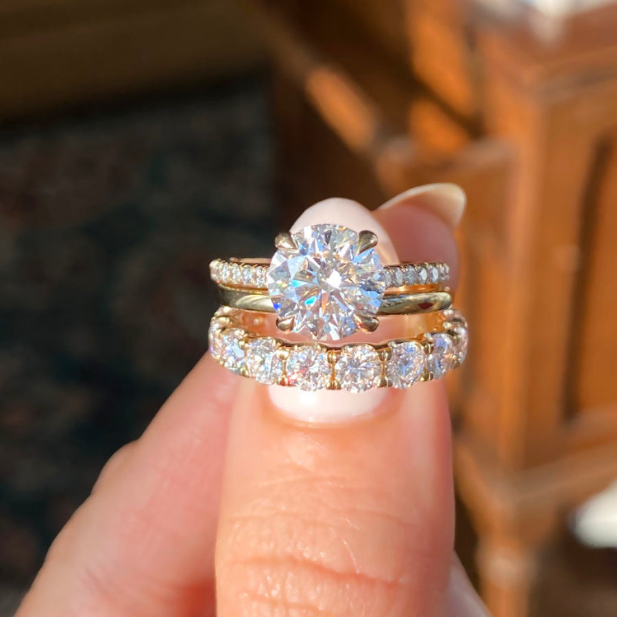 Three sets of elegant ladies' rings