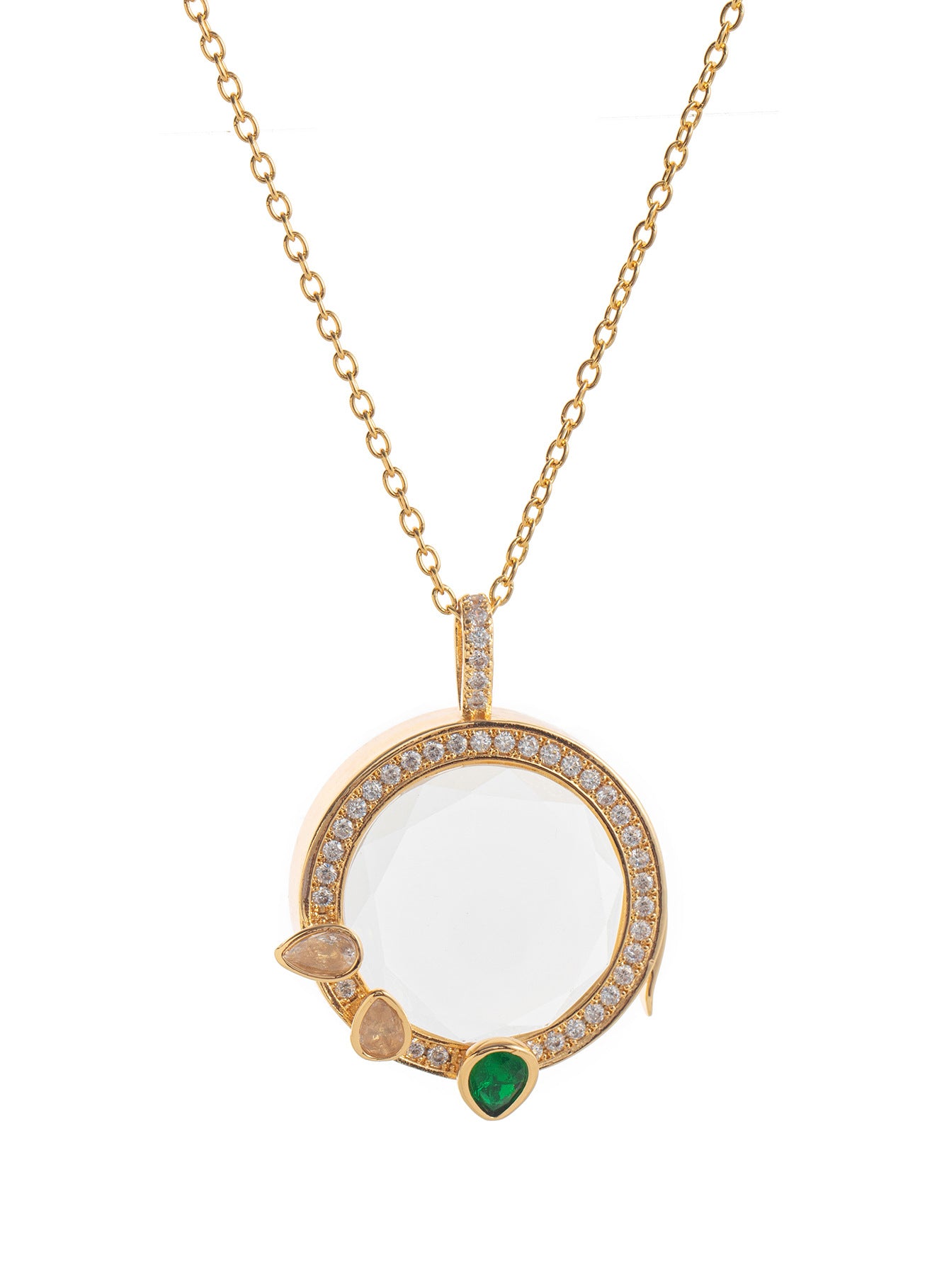 Photo Locket Pendant Transparent Case