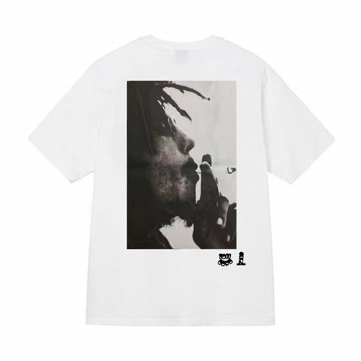 Loose short-sleeved T-shirts for men and women in summer