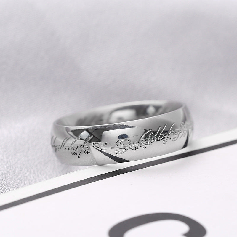 Titanium steel supreme magic ring