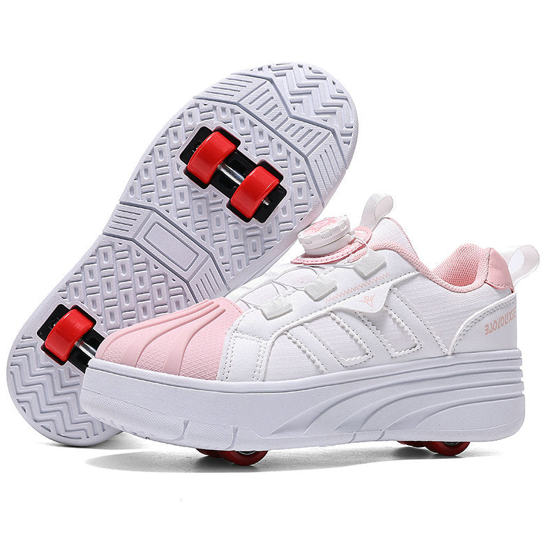 LED Flash Rolling Shoes