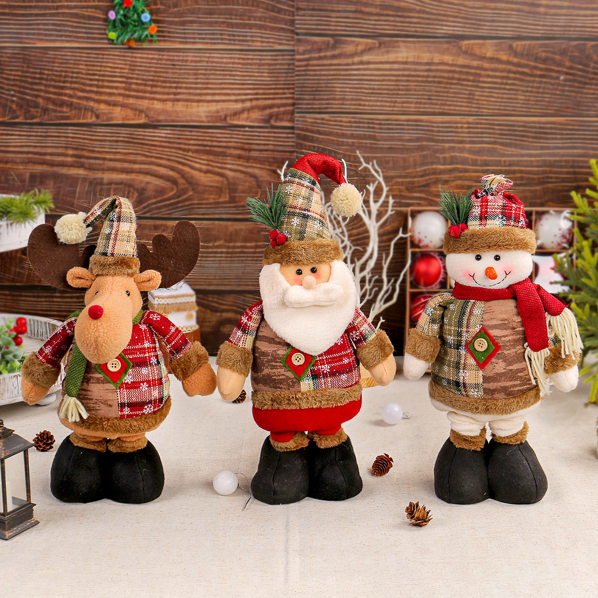 Christmas stretchable figurine decoration