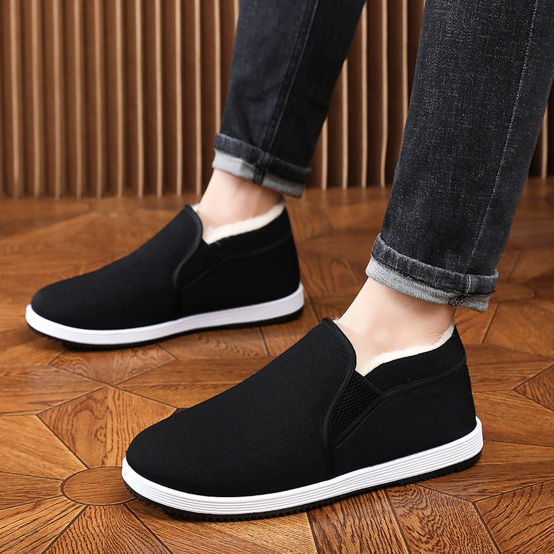 Men's Winter High-Top Fleece Lined Shoes