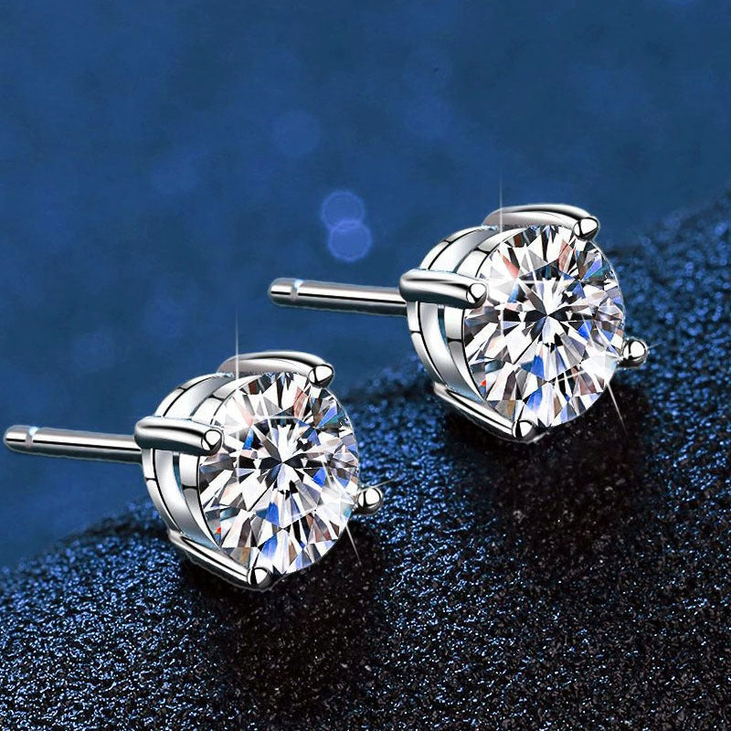 moissanite earrings