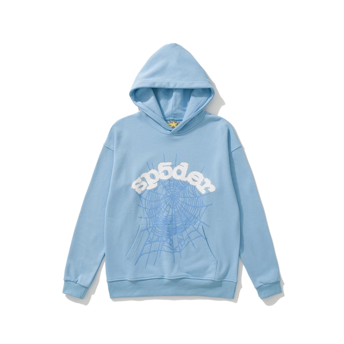 Loose fleece-lined hooded sweatshirt