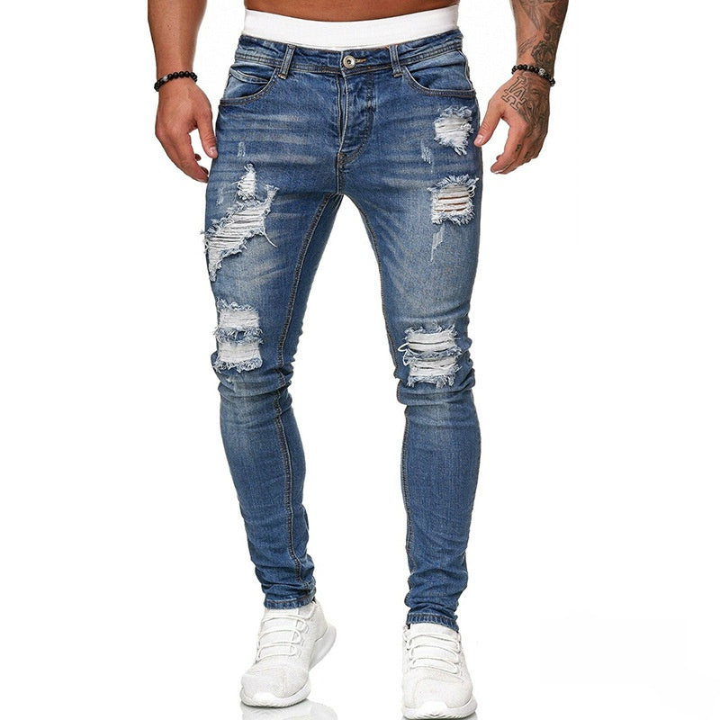 New Trendy Ripped Skinny Fit Jeans