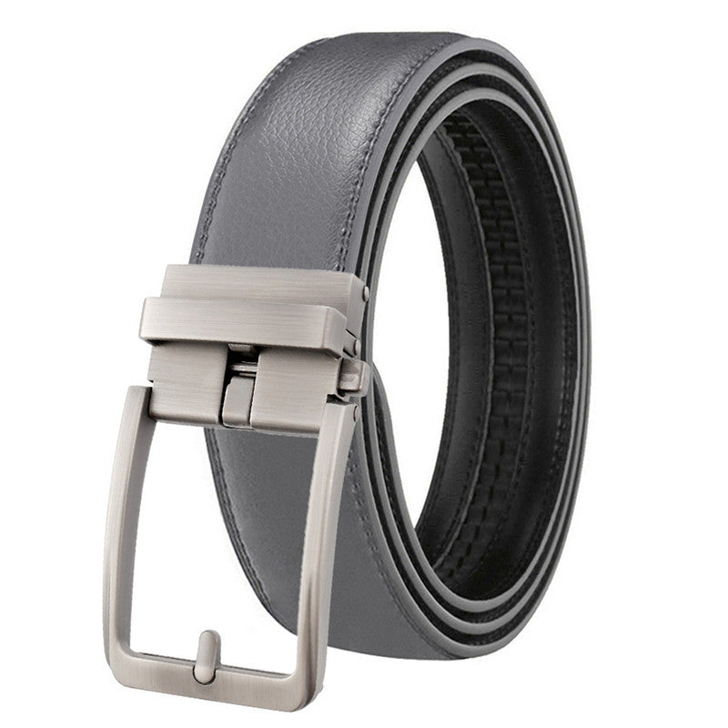Genuine Leather Automatic Buckle Belt