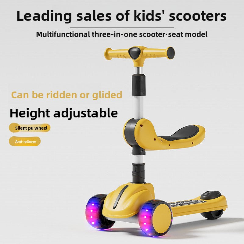 Children's three-in-one scooter