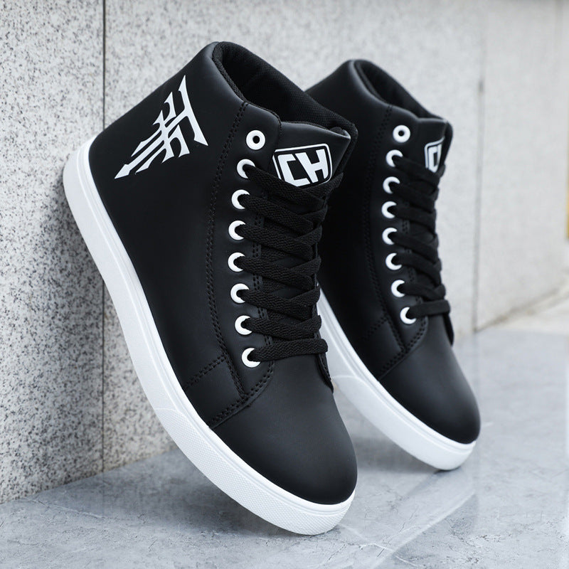 Fashionable white sneakers for men