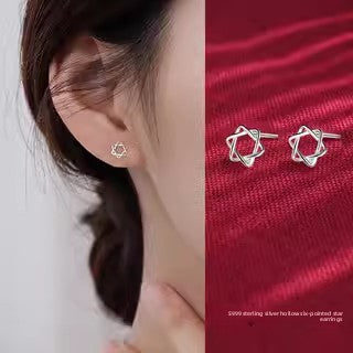 Sterling Silver Earrings for Women, Hypoallergenic Studs and Ear Sticks