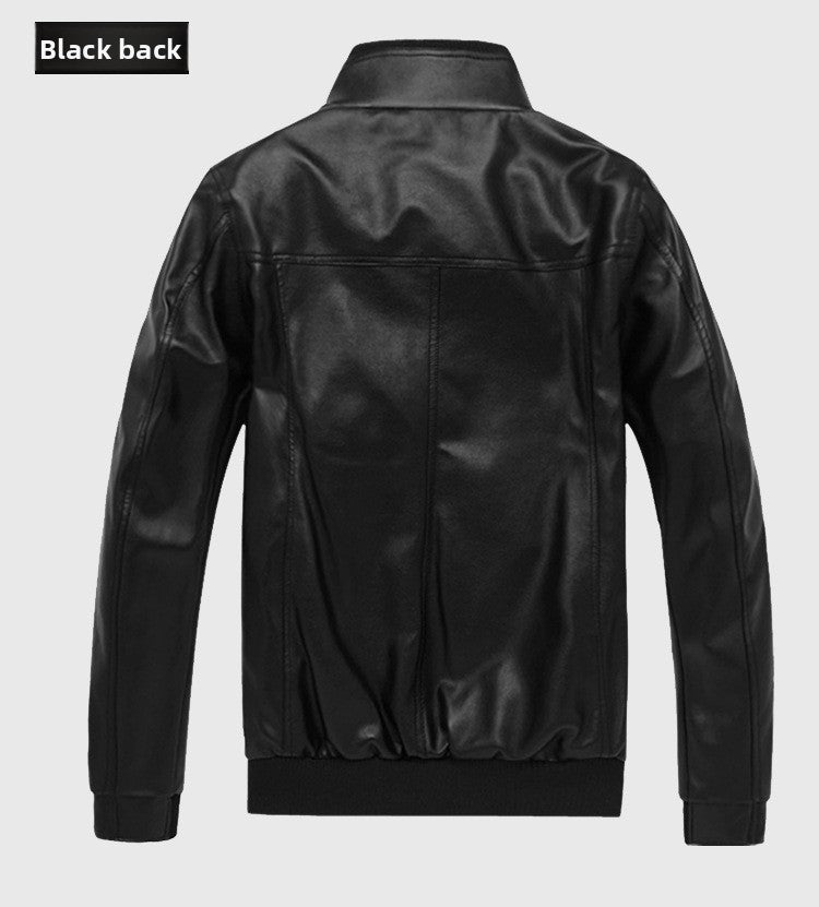 men's leather jacket