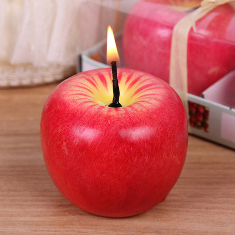 Christmas Eve Gift Apple Candle