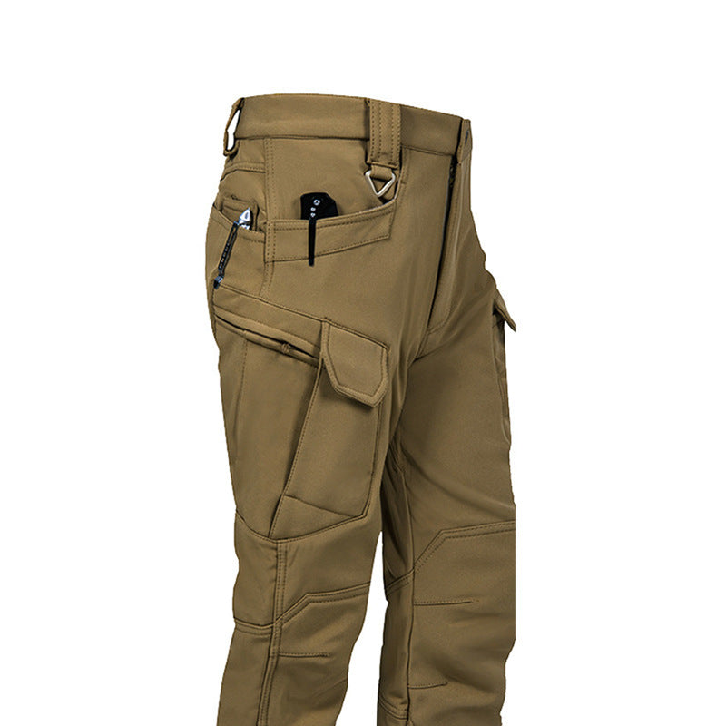 Men's Fleece-Lined Waterproof Tactical Pants