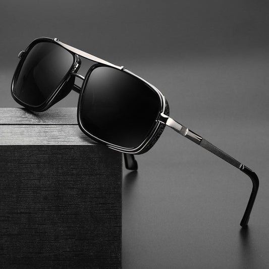 Thickened Edge Double Bridge Sunglasses