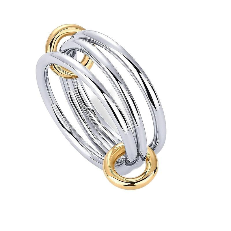 Multi-Layer Diamond Women's Fashion Ring