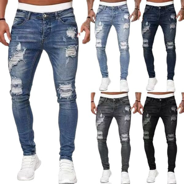 New Trendy Ripped Skinny Fit Jeans