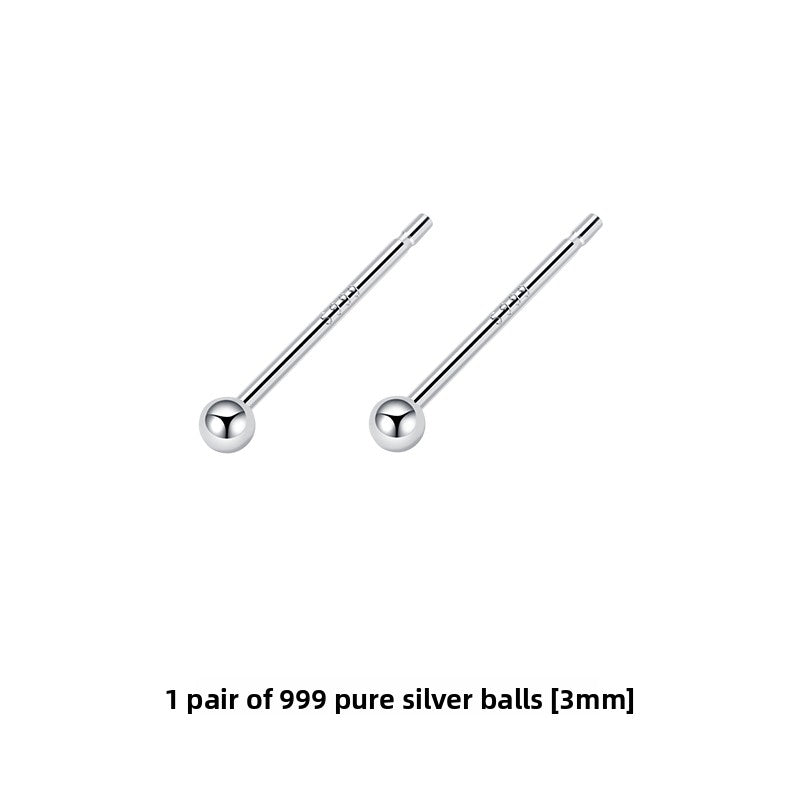 Sterling Silver Earrings for Women, Hypoallergenic Studs and Ear Sticks