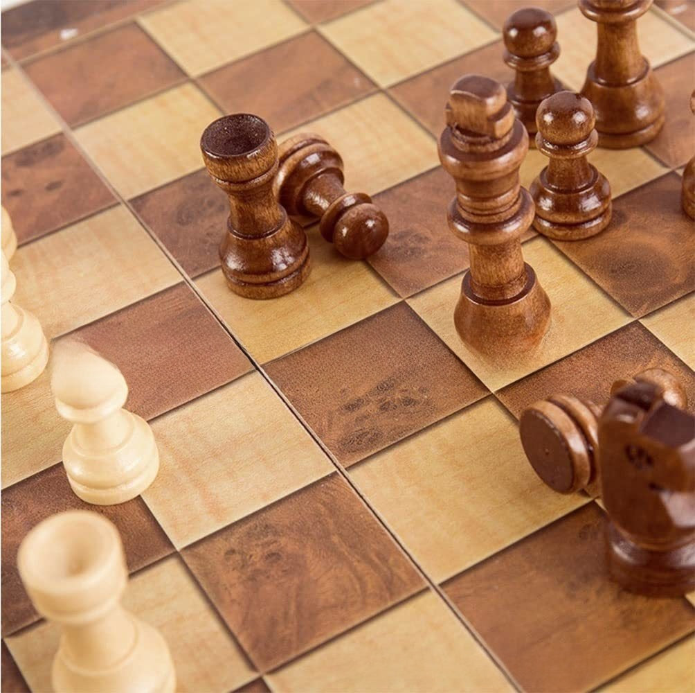 Foldable Wooden Chess Se