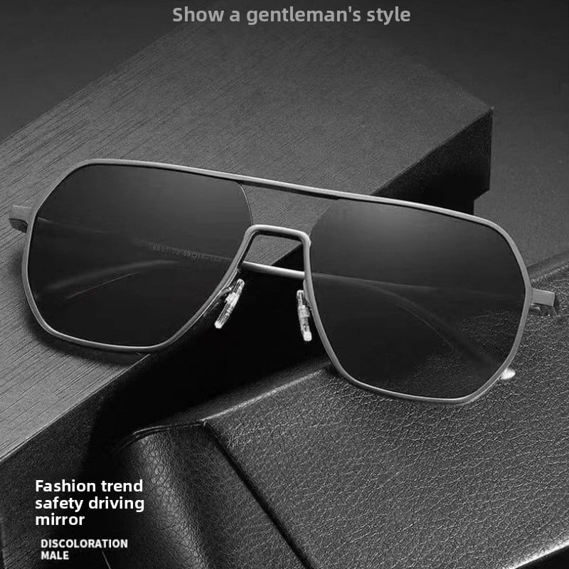 Day and night dual-purpose color-changing sunglasses