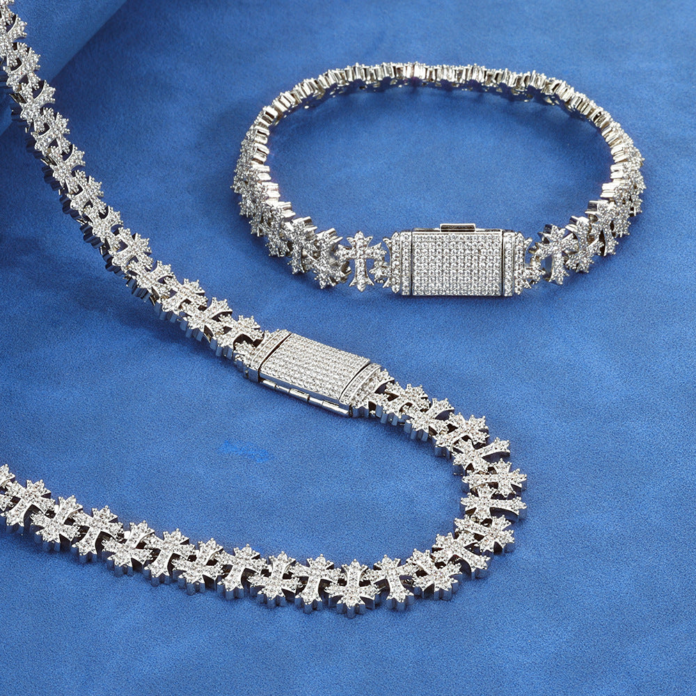 Hip Hop Cross Bracelet