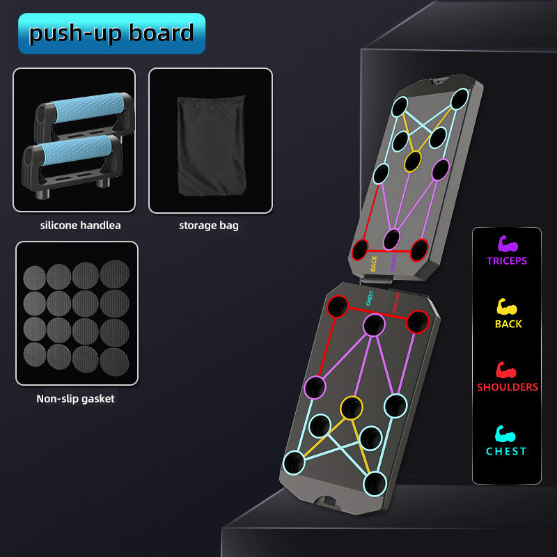 Multifunctional Push-Up Training Board with Non-Slip Mat