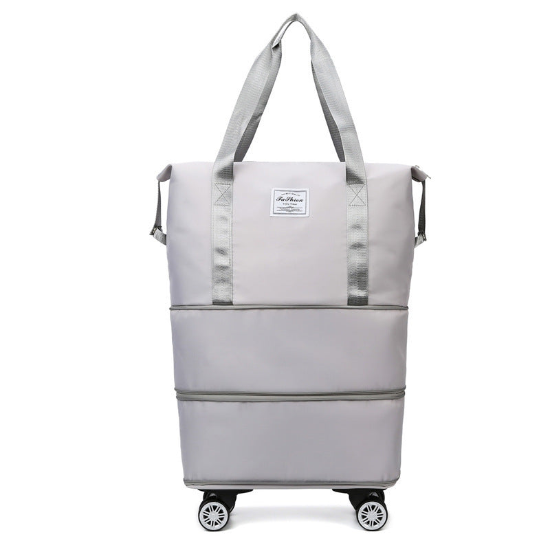 Expandable Waterproof Travel Luggage Bag with Wheels