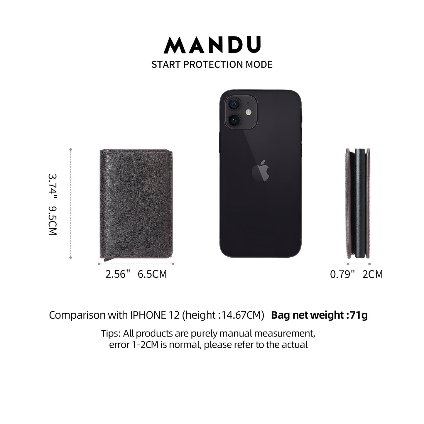 Large Capacity ID Bag Card Set for Men