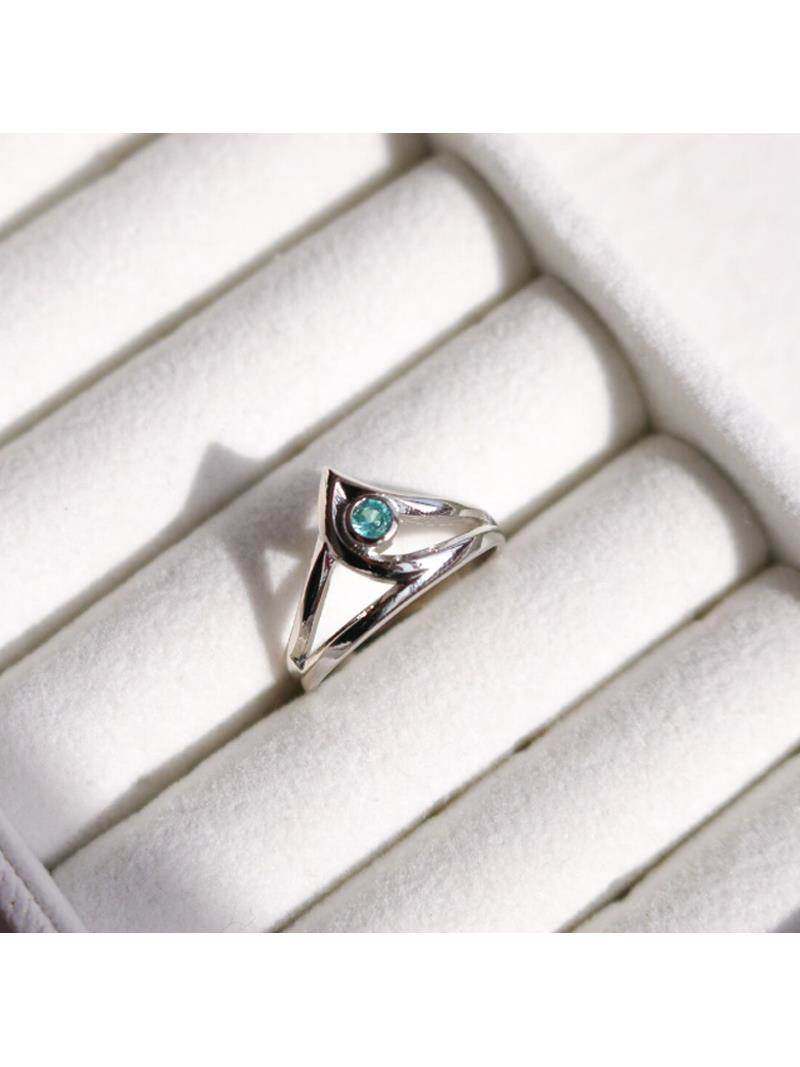 Retro punk skull men's ring