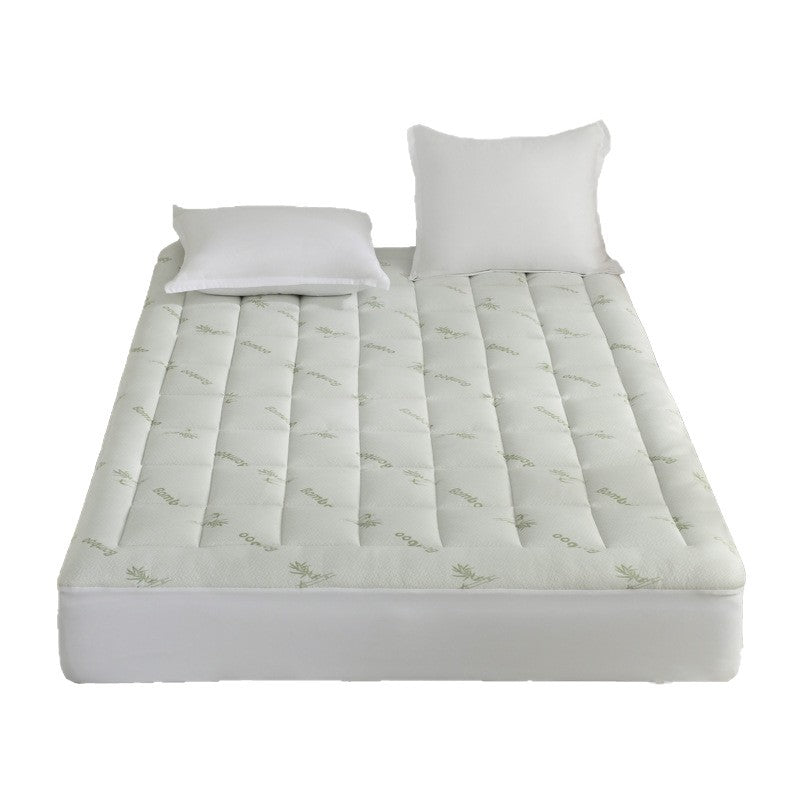 Quilted Bamboo Fiber Fitted Mattress Protector Sheet