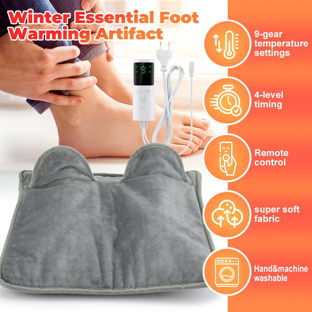 Adjustable Heating Foot Pad with LCD Display and Timer