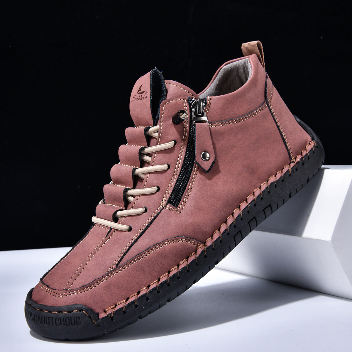 Casual Side Zipper Martin Boots for Men and Women