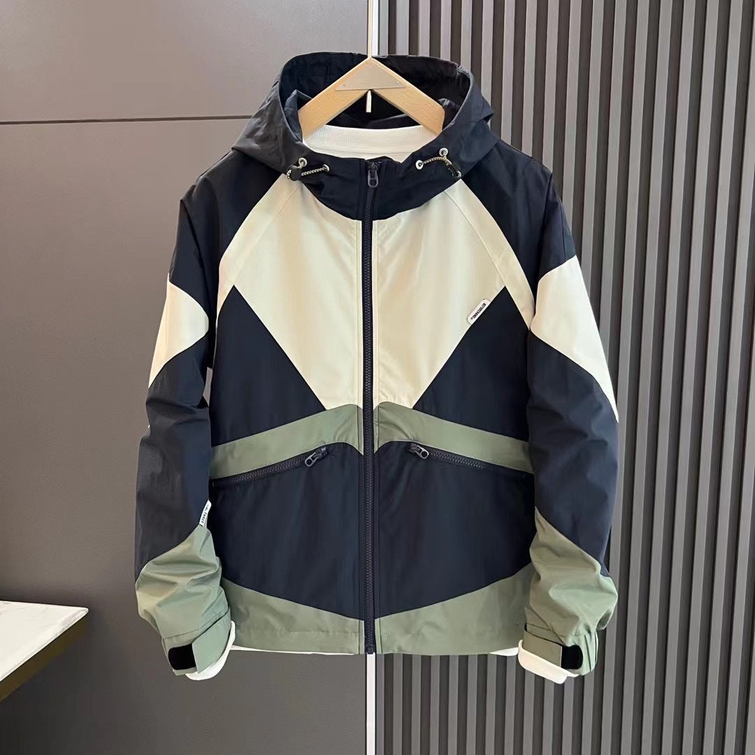 Hooded Men's Quilted Jacket Winter Coat