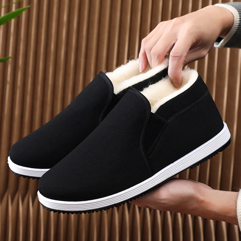 Men's Winter High-Top Fleece Lined Shoes