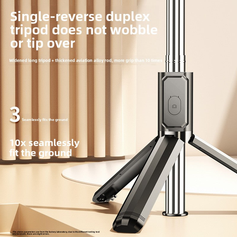 Bluetooth retractable tripod