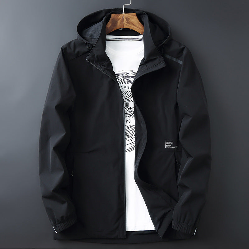 Men's Breathable Quick-Drying Hooded Jacket