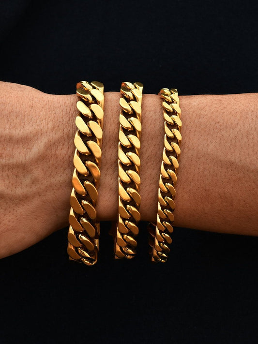 18K gold Cuban chain