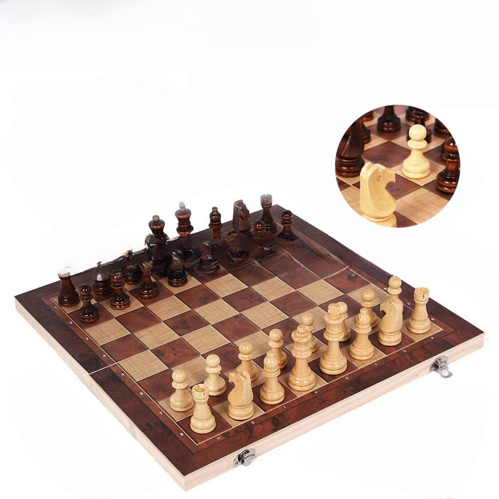Foldable Wooden Chess Se
