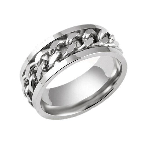 Titanium steel ring